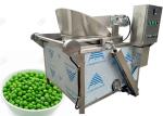 Electric Heating Green Peas Broad Beans Frying Machine 100KG / H CE Passed