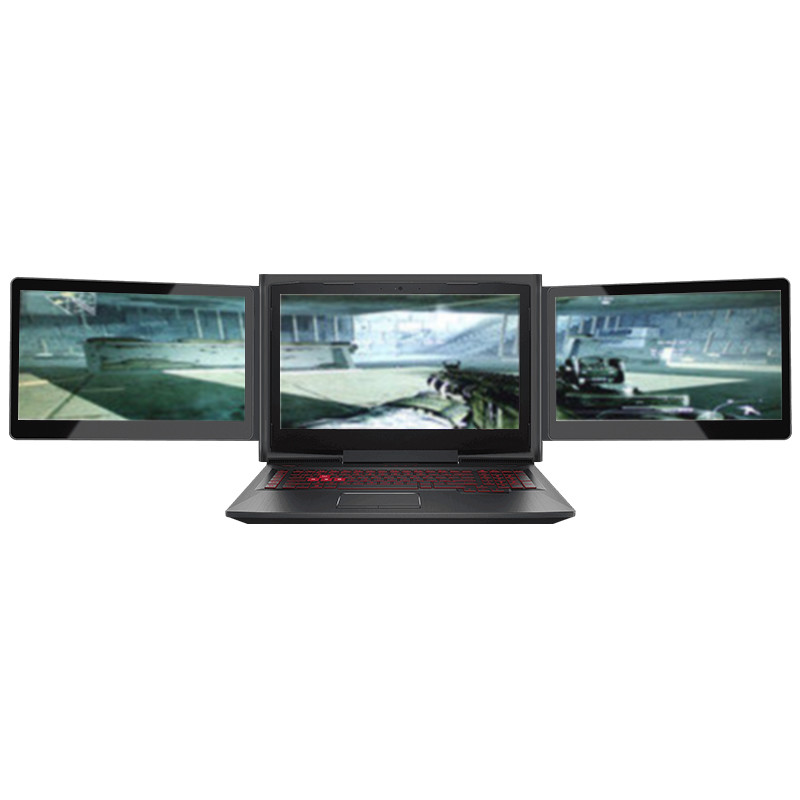 FCC 230cd/m2 10.1" Triple Screen Extension Monitor