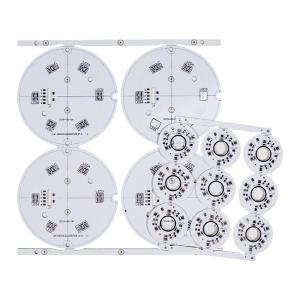 Quality White Solder Mask Aluminum Single Sided PCBs SMT For LED Lighting wholesale