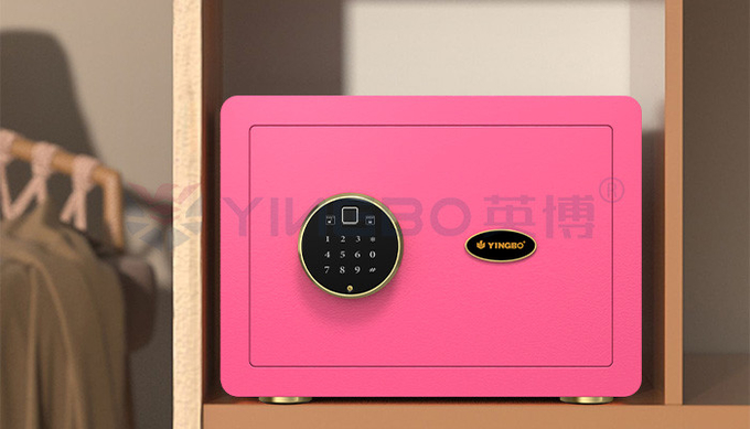H250mm Solid Bolts Home Safe Box Fingerprint Lock With Hammer Surface treatment