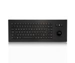 Marine Keyboard Military Black Ruggedized keys with Trackball