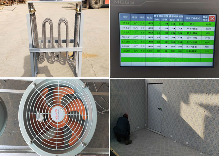 5.2kw Fruit And Vegetable Dehydration Machine For Garlic Powder