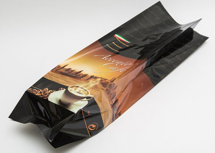 120 Micron Personalized Kraft Coffee Bags , Recycle 4 Oz / 2 Oz Coffee Bags