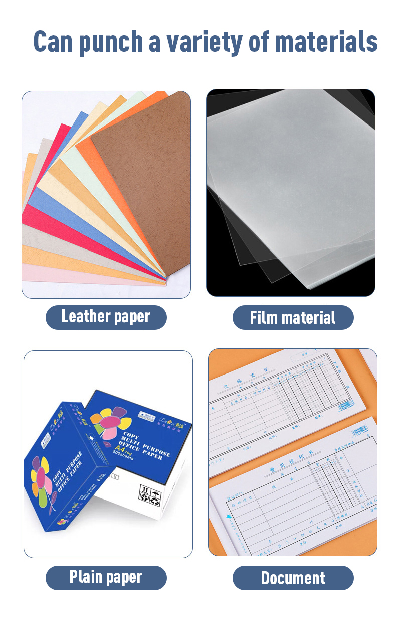 A4 Book Roller 10 Hole Strip Binding Machine With 28.5mm Pitch And 3*8mm Hole