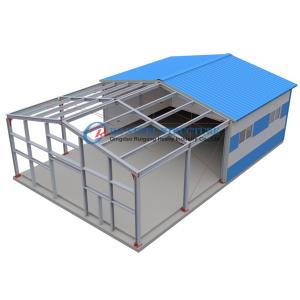 Quality Lightweight Clear Span Metal Structures , Large Scale Storage Steel Buildings wholesale