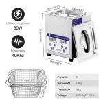 Stainless Steel Tank 2000ml 220v Skymen Ultrasonic Cleaner