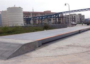 Quality 3x25m Size Electronic Lorry Weighbridge Large Screen Display With Steel Ramps wholesale