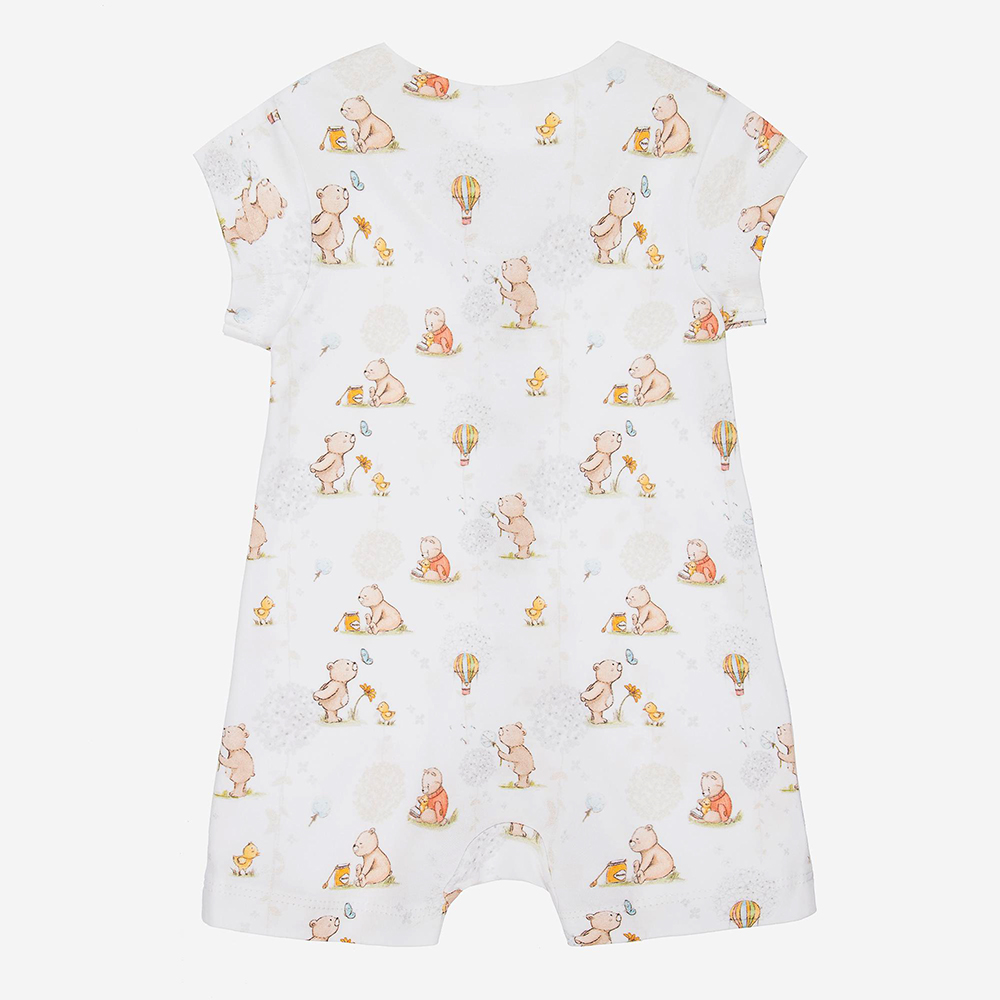 Summer Cotton Short Sleeve Plain Printed Baby Girl Boy Rompers Infant Jumpsuits