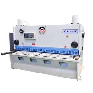Quality Guillotine Cnc Hydraulic Shearing Machine With Estun E21 NC Control Sheet Metal Cutting 10x2500mm wholesale