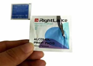 Quality Iso13485 30x60mm Individually Wrapped Alcohol Swabs For Medical Wipes wholesale