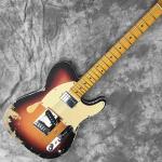Custom Limited Edition Relic Tele Electric Guitar in Sunburst Tele Electric