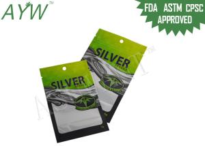 Quality 1g / 5g Dispensaries Medical Marijuana Bags With Clear Viewing Window wholesale