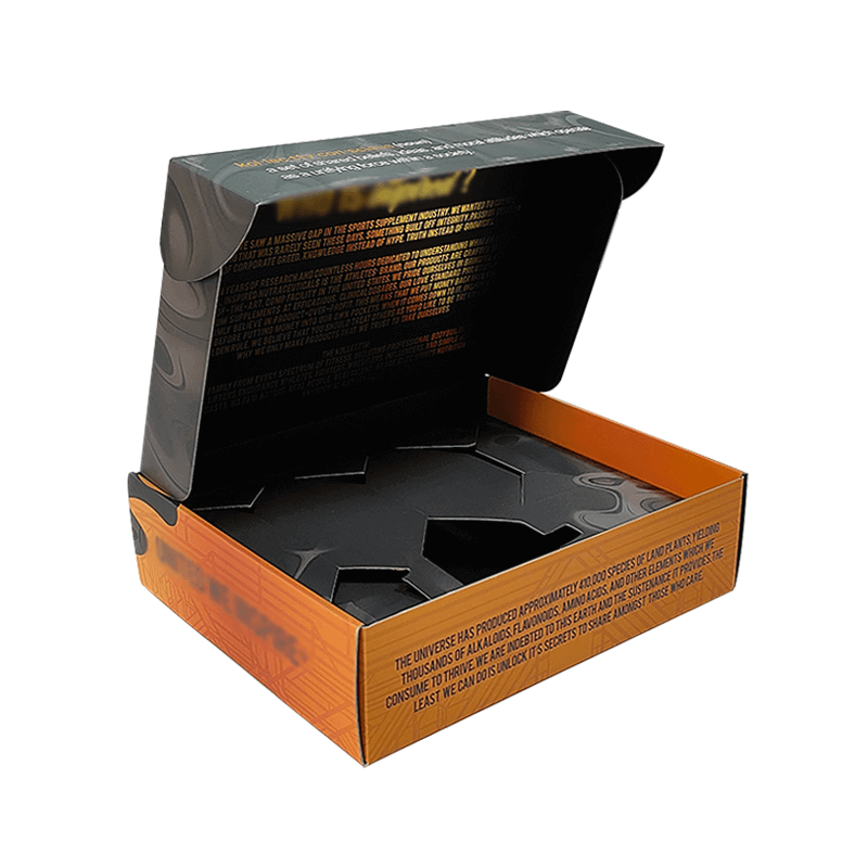 Recycle Printed Corrugated Cardboard Mailer Shipping Box with Inserts Manufacture