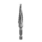 Impact 4-30mm HSS Step Drill Two Spiral Flute 1/4 Inch Hex Quick Change Shank