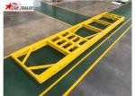 30-80 Tons 3 Axles Roro Mafi Trailer High Strength Low Alloy Steel Material