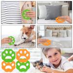 4 Pack Pet Cleaning Tools Reusable Laundry Pet Hair Catcher Dog Hair Lint