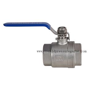 Quality Stainless Steel Instrument Manifold Ball Valve 2 PC 1/4 Inch Female To Female wholesale