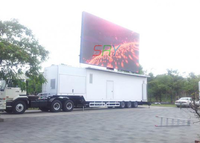 12MM Truck Mounted LED Screen 1/4 Scan Constant Current Movable Truck LED Display