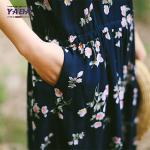 Fashion casual one piece women floral dress party dresses for girls of 18 years