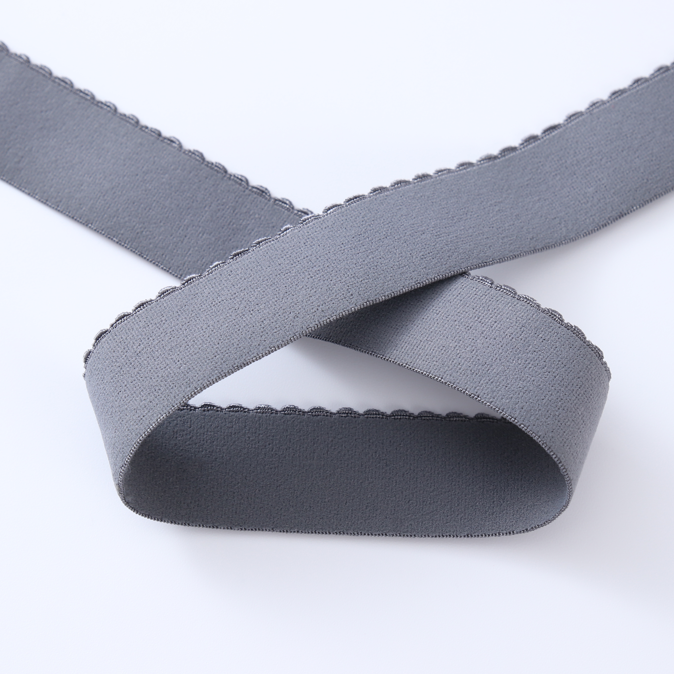 Factory customized logo Knitted Nylon Spandex elastic Band webing tape strap for underwear bra