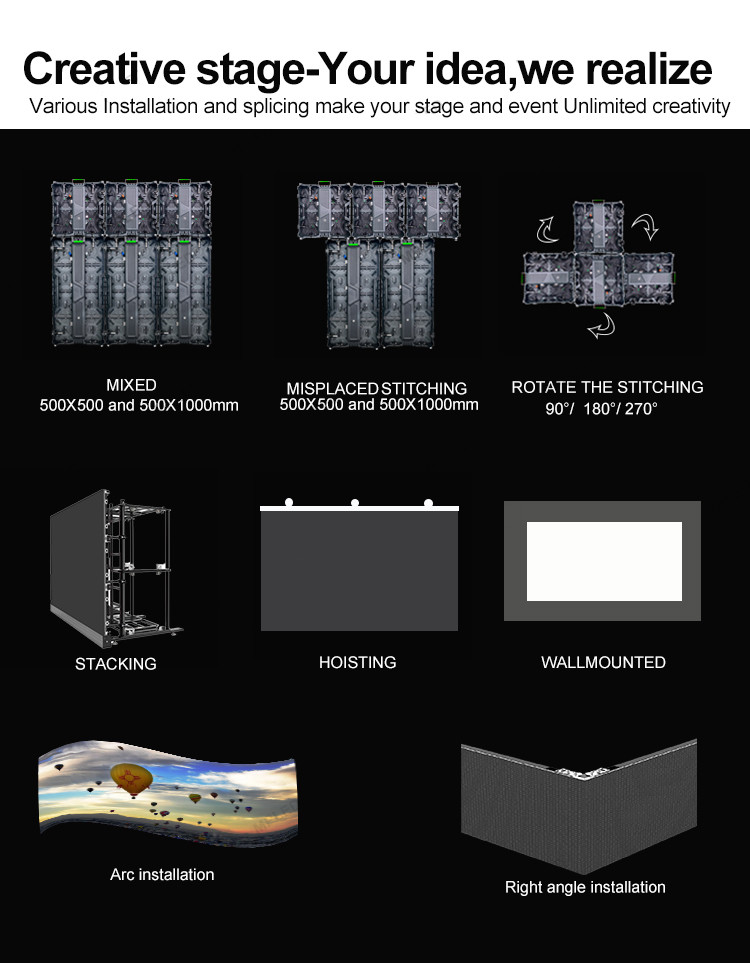 stage background screen p2 p3 p4 outdoor led display screen p3.91 indoor led panel video for led church screen