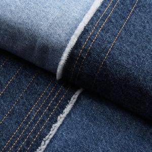 Quality 100% Cotton Jeans Rigid Denim Fabric Sustainable Recycled GRS Certificate wholesale
