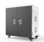Galvanized Sheet Smart USB Charging Cart 36 Bays With Cooling Fans