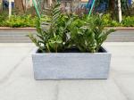 Large Rectangle Fiberglass Planter Box For Outdoor Garden Flower Plant