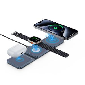 Quality Industrial X9 Wireless Fast Charger 15W/10W/7.5W/5W Foldable Charger Support Cusomize Intelligent Charger wholesale