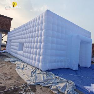 Quality 4x4m Party PVC Inflatable Disco Tent Cube Air Dome Building With LED Light EN71 wholesale