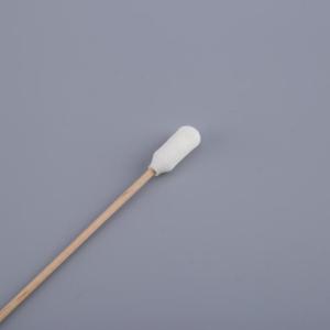 Quality White Sponge Head Wood Handle Cotton Swabs Stick For Hospital Checkup wholesale