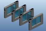 Metro Subway Station SS316 600mm 900mm High Speed Gate