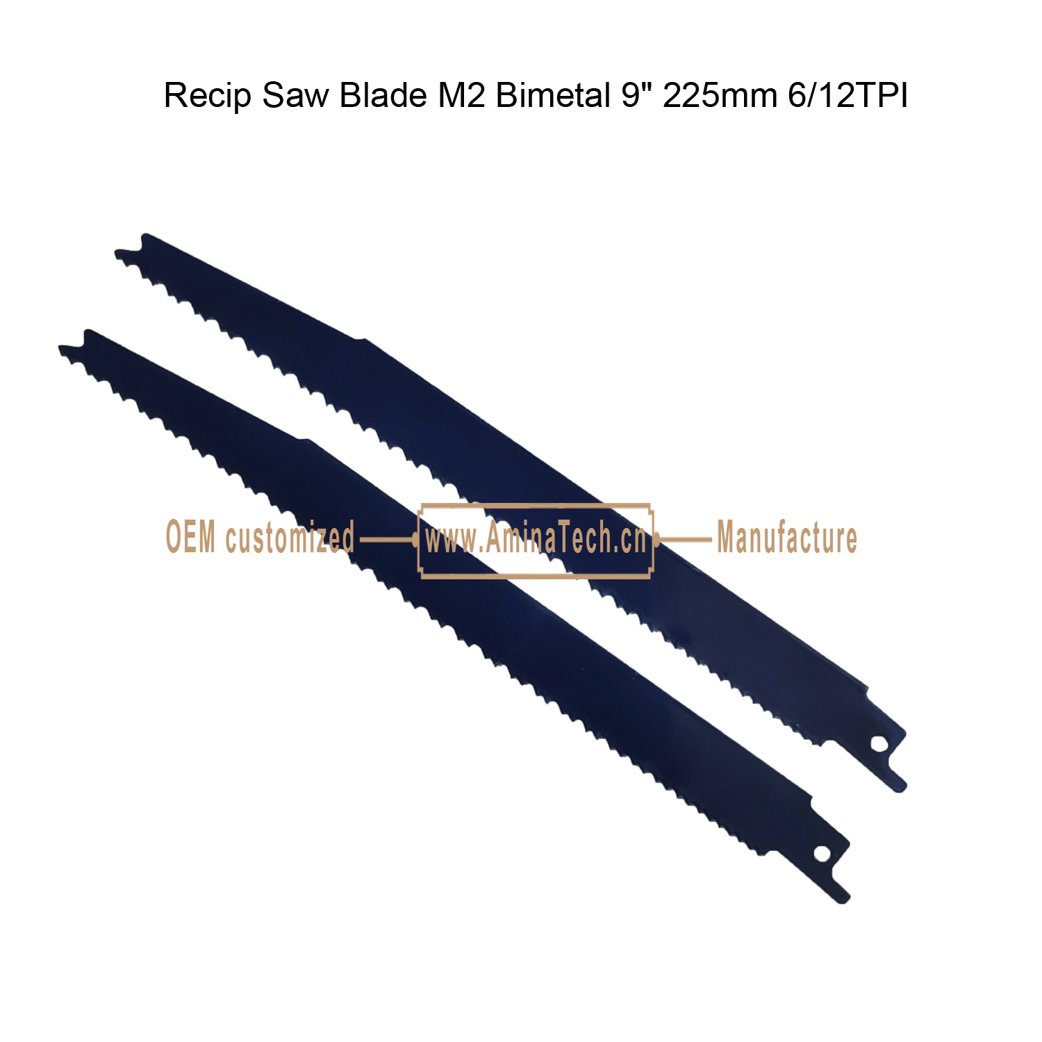Recip Saw Blade M2 Bimetal 9" 225mm 6/12TPI ,Reciprocating ,power Tools