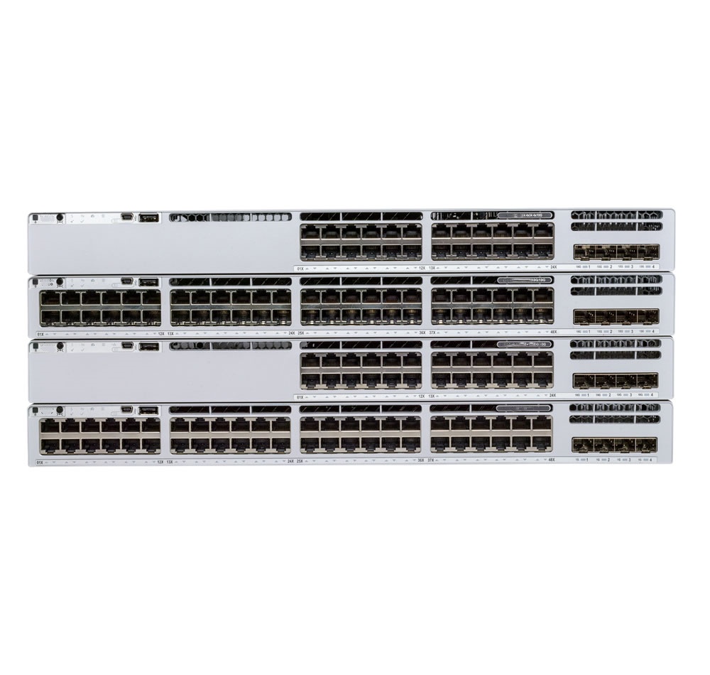 48 Port PoE Network Switch with QoS Function Hot Original C9300-48P-E 9300 Series