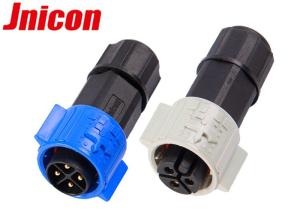 Quality Electrical Waterproof Circular Connectors , 3 Pin 4 Pin Round Connector With Male Female wholesale