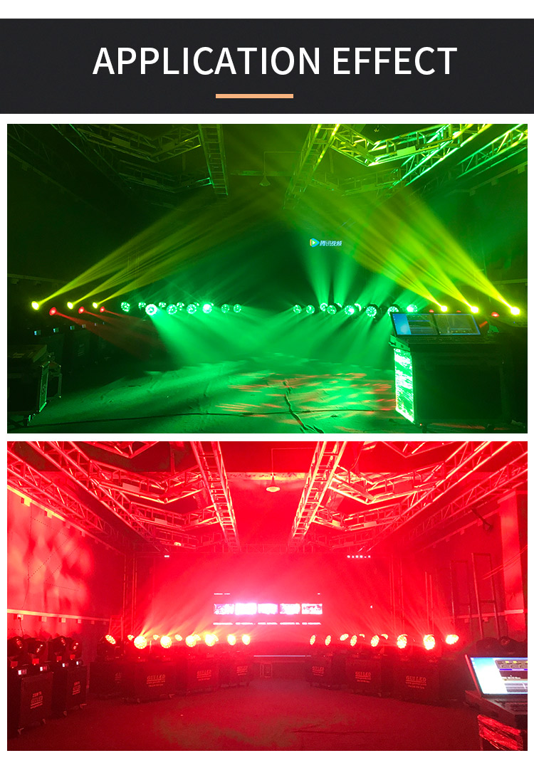 19x15W Bee Eye Spectacle Moving Head Light RGBW LED Showstopper for Event Decorations