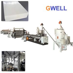 Quality 2100mm GPPS HIPS Sanitary Board Extrusion Line wholesale