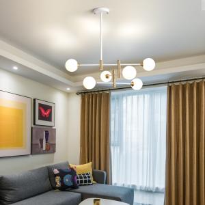 Quality LED Glass Chandelier Lustre home interior lighting Magic Bean Chandelier(WH-MI-230) wholesale