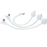 Multicolor Medical Foley Catheter 24fr 26fr 3 Way Urinary Catheter Irrigation