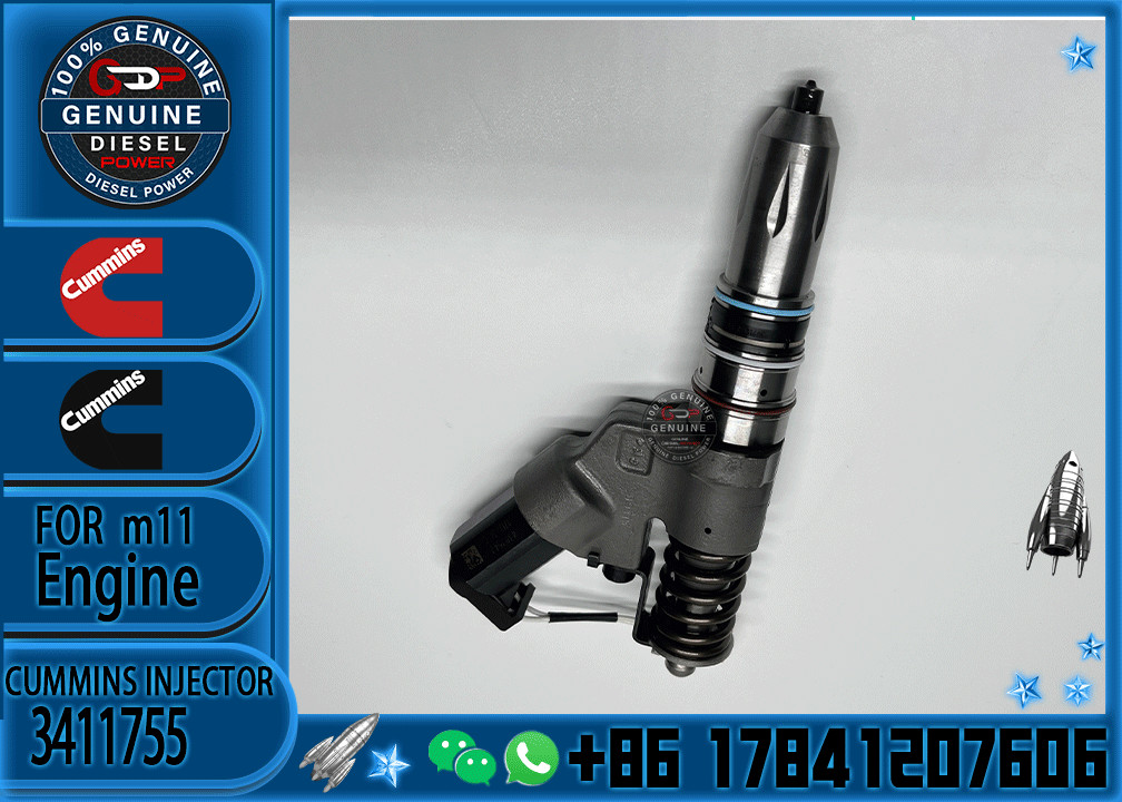 3083863 High Quality QSM11 ISM11 M11 Fuel Injector 3411754 3411756 3609925 3083849 3087772 3411755