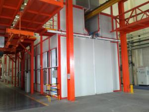 Quality Heavy Machinery Paint Booth For Yuanda Group Equipments Spray Booth Top Open wholesale