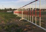 Powder Coating Crowd Control Barriers , Road Construction Barriers