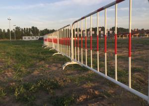 Quality Powder Coating Crowd Control Barriers , Road Construction Barriers wholesale
