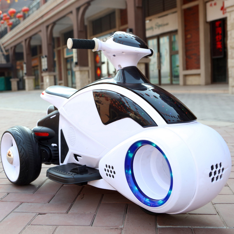 3-wheel Electric Ride On Car with Early Education One-click Start Third Wheel Battery