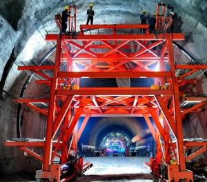 Quality Steel Metal Tunnel Form System Water Board / Rebar Working Installation Trolley wholesale