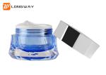 Luxury Plastic Cream Jars , Durable 50ml Cosmetic Containers Skirt Type