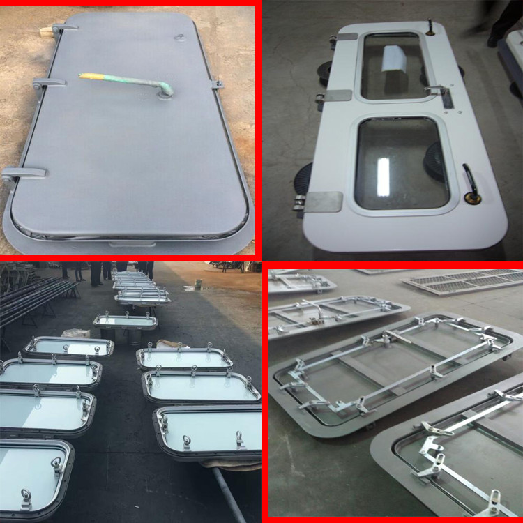 Fixed Type Steel Aluminium Porthole Windows A60 Fire Protection Class CCS Certificated