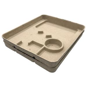 Quality Dry Press Moulded Cardboard Packaging , Formed Pulp Packaging 3mm Thickness wholesale