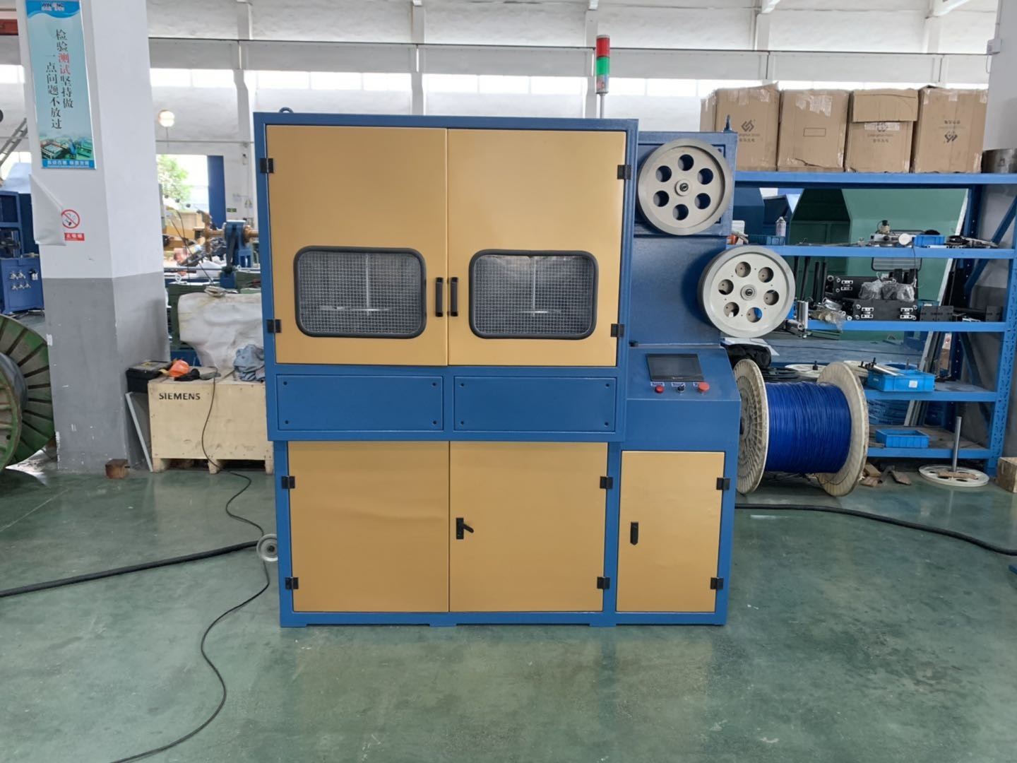 High Speed Cable Wrapping Machine Wire Taping Machine 600x2 Head 650rpm