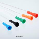 Male Female Nelaton Catheter Disposable PVC Nelaton Catheter size 14 Fr